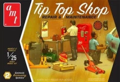 AMT PPO16M Tip Top Shop Repair & Maintenance 1/25 Scale Plastic Model Kit