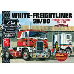 AMT1046 AMT White-Freightliner SD/DD Truck Tractor 2 In 1 Plastic Model Kit