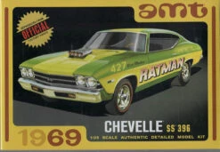 AMT1138 AMT 1969 Chevelle SS396 1/25 Scale Plastic Model Kit
