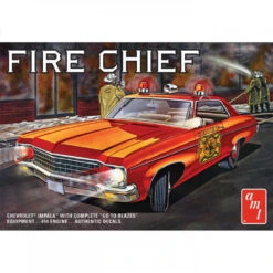 AMT1162 AMT 70 Chevy Impala Fire Chief 1/25 Scale Plastic Model Kit