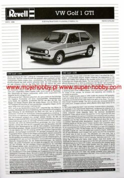 Revell 67072 Model Set VW Golf 1 GTI 18 Revell 67072 Model Set VW Golf 1 GTI -Radio Control Models 11730 2 REV07072 1