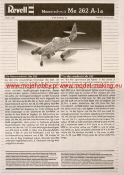 Revell 04166 Me 262 A1a -Radio Control Models 1278 2 rev4166 1