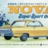 MÖBIUS 2320 Moebius 1964 Chevrolet Chevty II Nova Super Sport Coupe 1/25 Scale Plastic Model Kit -Radio Control Models 2320 1 35013.1647629958.1280.1280