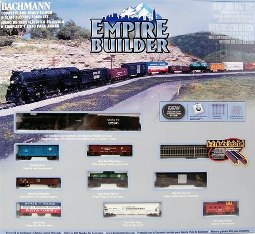 24009 Bachmann N Empire Builder SF Steam Train Set 3 24009 Bachmann N Empire Builder SF Steam Train Set
