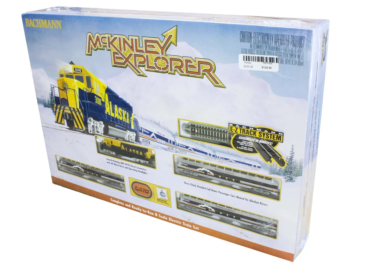 24023 N Scale Bachmann McKinley Explorer Train Set 3 24023 N Scale Bachmann McKinley Explorer Train Set