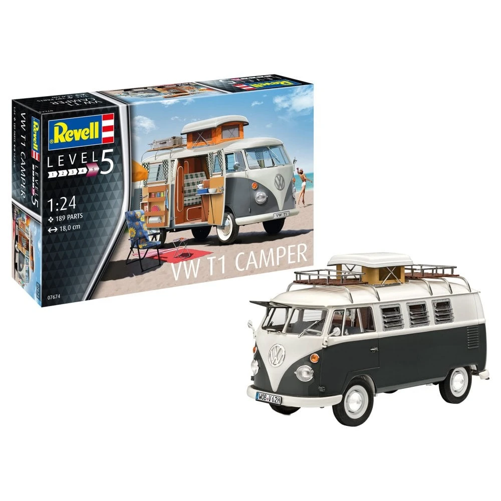 Revell 07674 VW T1 Camper 4 Revell 07674 VW T1 Camper - Image 2