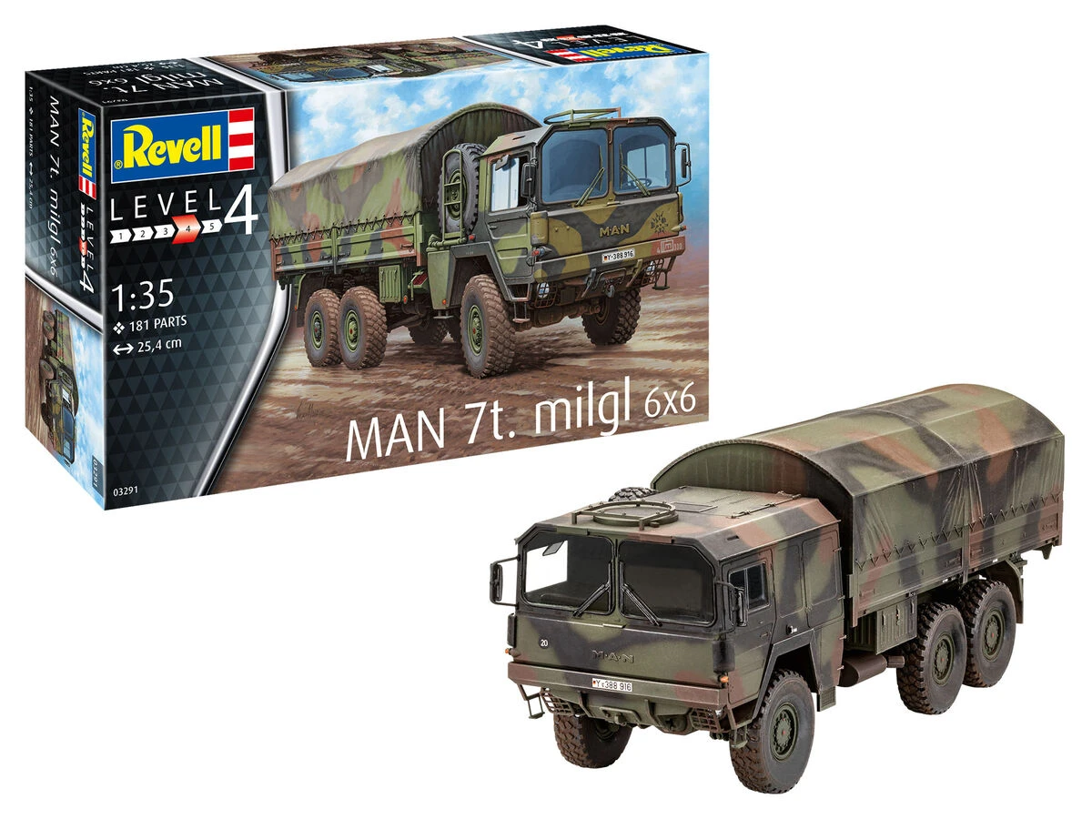 Revell 03291 MAN 7t. Milgl 6x6