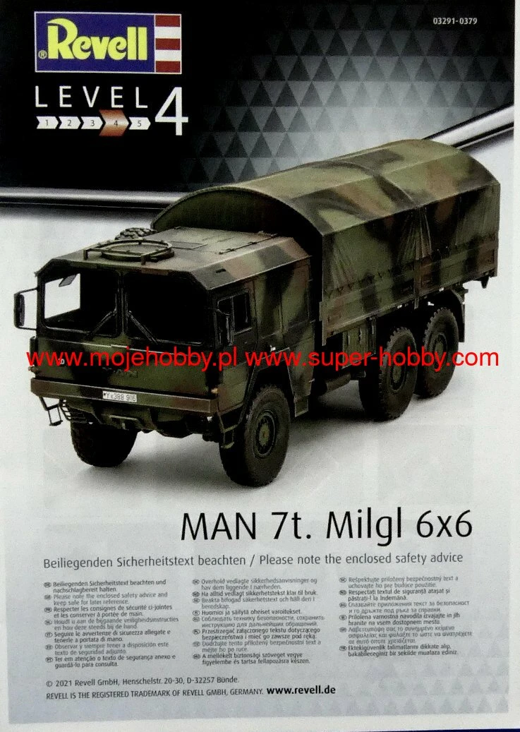 Revell 03291 MAN 7t. Milgl 6x6 10 Revell 03291 MAN 7t. Milgl 6x6 - Image 9