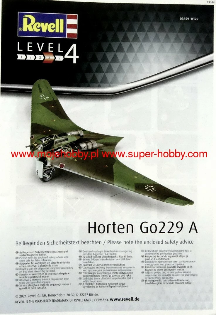 Revell 03859 Horten Go229 A 12 Revell 03859 Horten Go229 A - Image 10