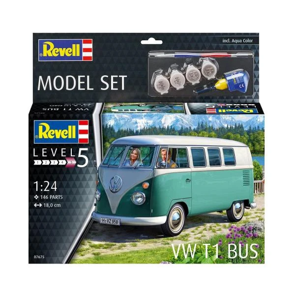 Revell 67675 VW T1 Bus Model Set 3 Revell 67675 VW T1 Bus Model Set