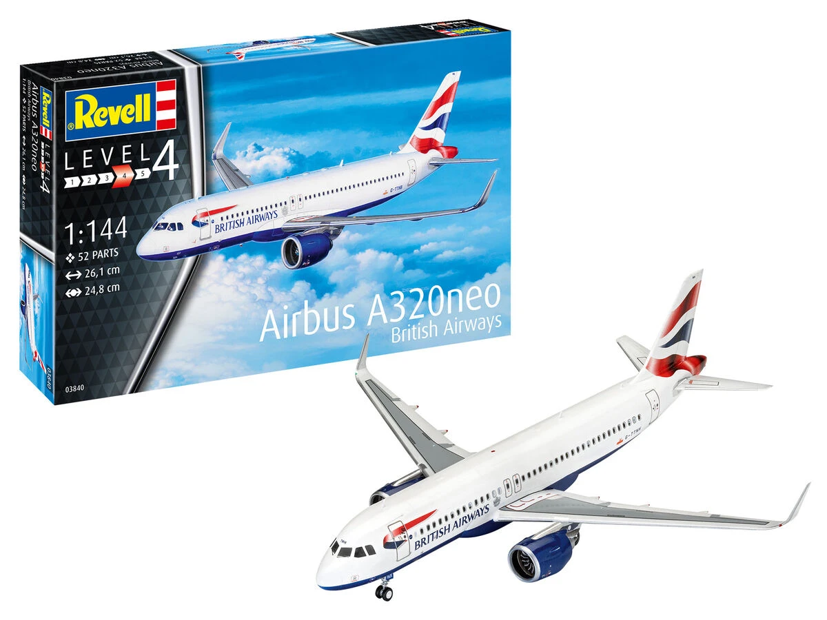 Revell 03840 Airbus A320neo British Airways 3 Revell 03840 Airbus A320neo British Airways