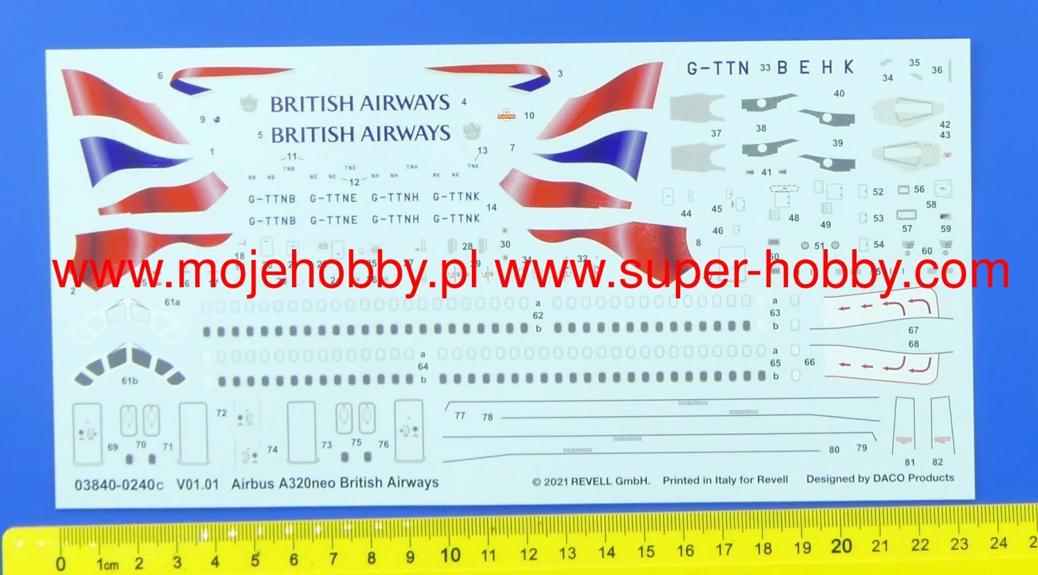 Revell 03840 Airbus A320neo British Airways 10 Revell 03840 Airbus A320neo British Airways - Image 8