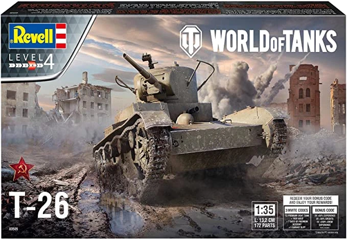 Revell 03505 T-26 World Of Tank 3 Revell 03505 T-26 World Of Tank