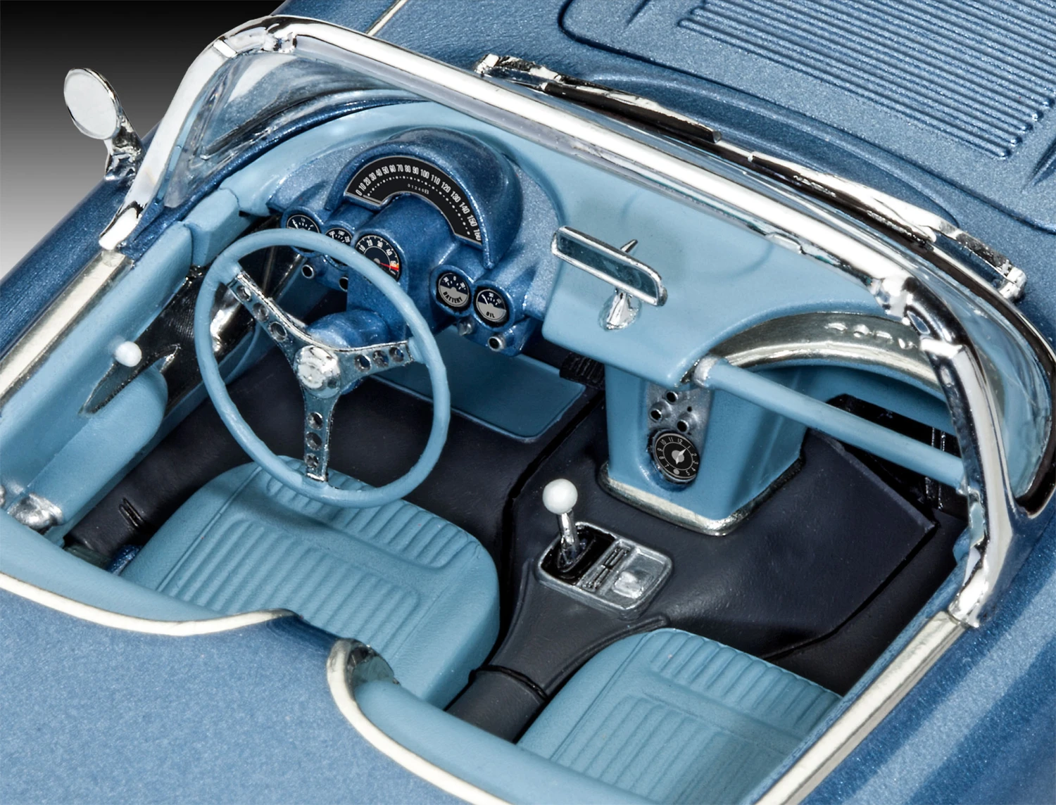 Revell 07037 58' Corvette Roadster 4 Revell 07037 58' Corvette Roadster - Image 2