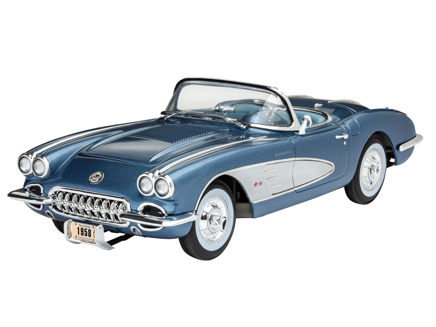 Revell 07037 58' Corvette Roadster 8 Revell 07037 58' Corvette Roadster - Image 6