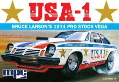 MPC828 MPC USA-1 Bruce Larson's 1974 Pro Stock Vega 1/25 Scale Plastic Model Kit