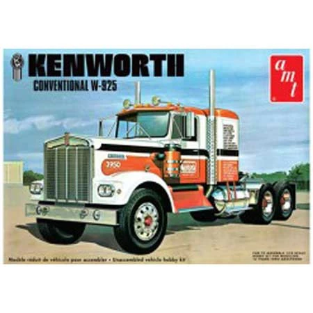 AMT1021 AMT Kenworth Conventional W-935 Tractor 1/25 Scale Plastic Model Kit 3 AMT1021 AMT Kenworth Conventional W-935 Tractor 1/25 Scale Plastic Model Kit